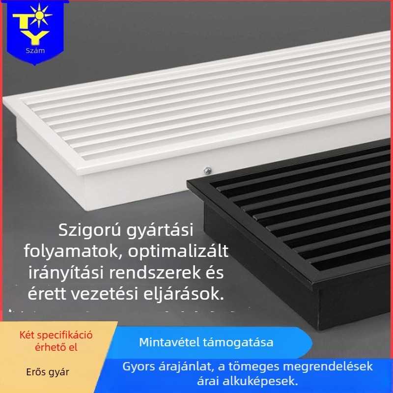 Beépített klímaberendezés keret nélküli kimenet, ultra-szűk lineáris sáv dizájn, 1,0 cm láthatatlan belső visszacsatolási csatorna