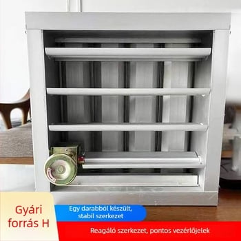 Elektromos lamellás redőnyök, alumínium ötvözetű redőnyök, esőálló szellőzők, központi klímaberendezés kimeneti rácsai, kivezető ventilátorok