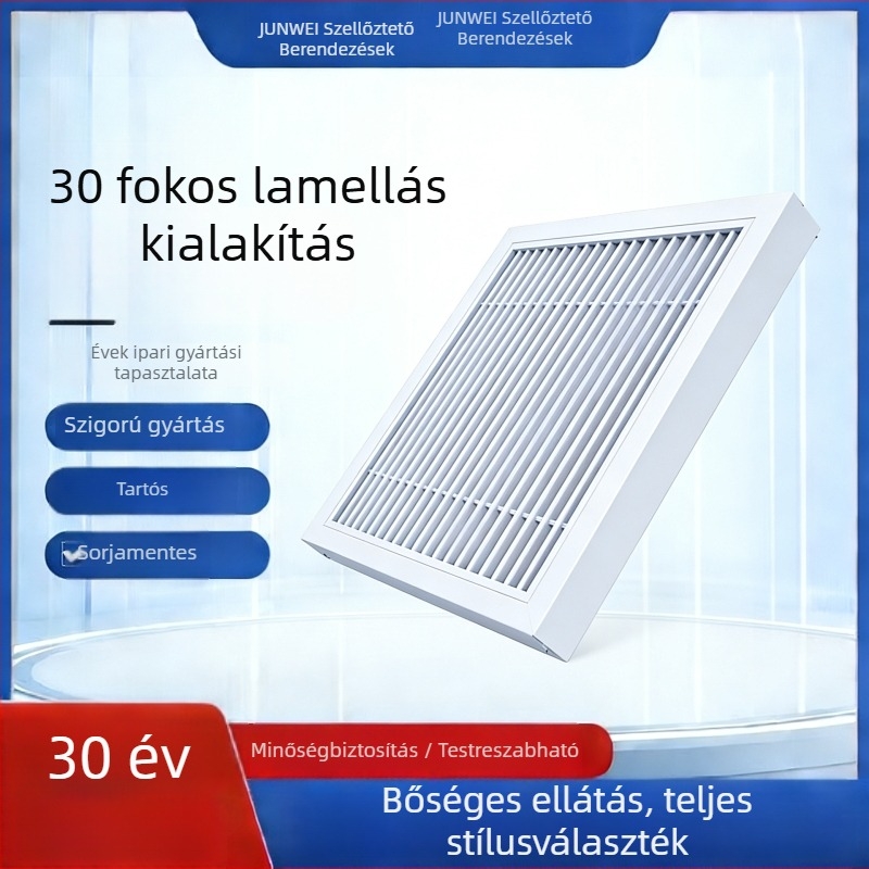 ABS csík alakú légkivezető központi légkondicionálóhoz, alumíniumötvözet szellőzőrács