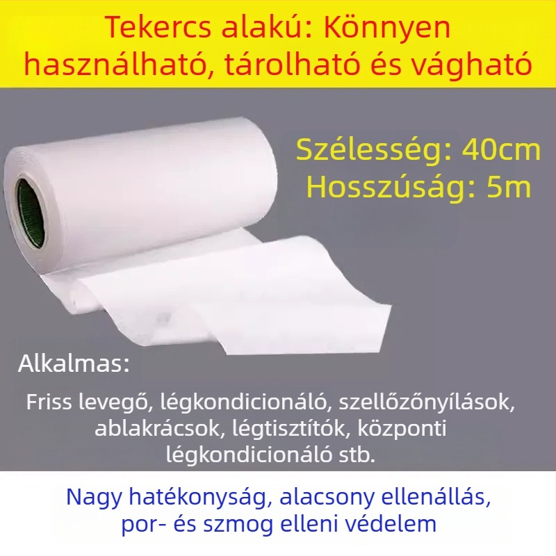 Haoyang antibakteriális klímaberendezés szűrője, porvédő háló a levegő beömlőjéhez, kezdeti légszűrő pamut