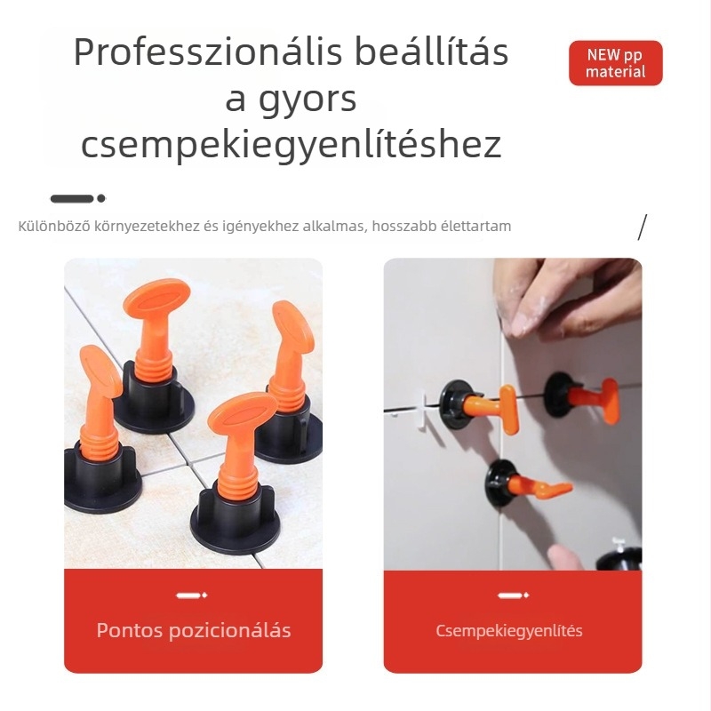 Csempéző szintező eszköz – csempék falra történő beállításához