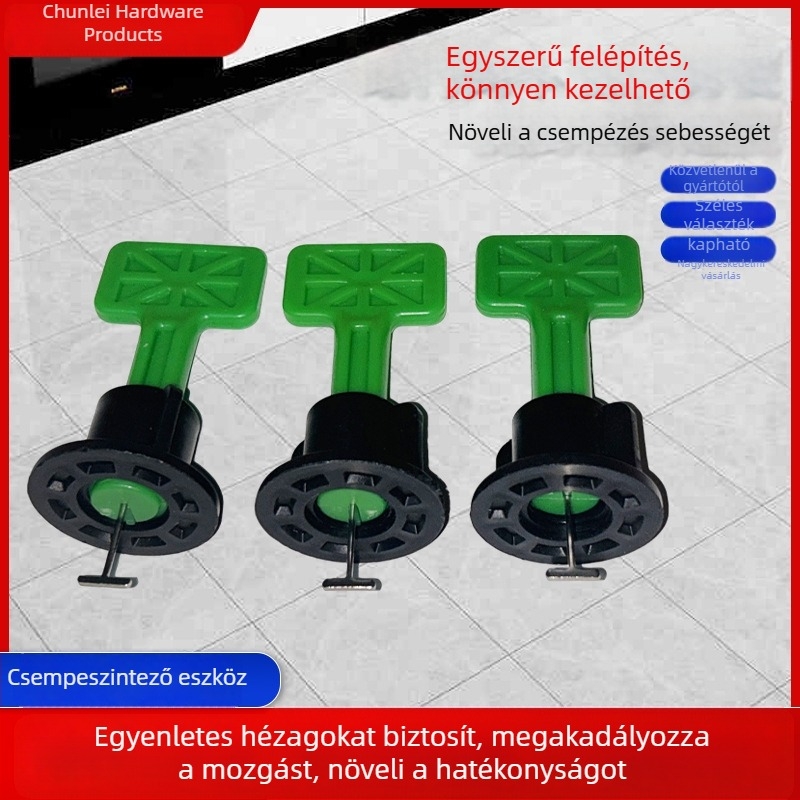 Csempe szintező eszköz tartóval fal- és padlóburkolatokhoz