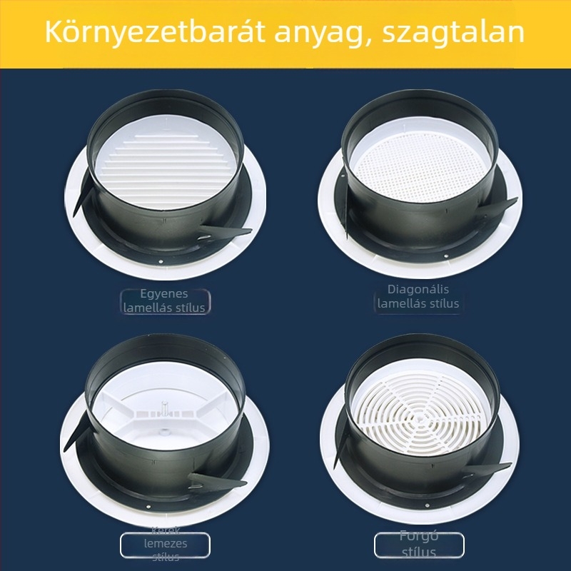 ABS műanyag szellőzőnyílás belső friss levegő rendszerhez és diffúzor központi klímarendszerhez