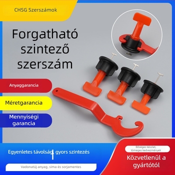 Forgó csempe szintező – műanyag keresztklipsz a padlólapok egyenletesítéséhez