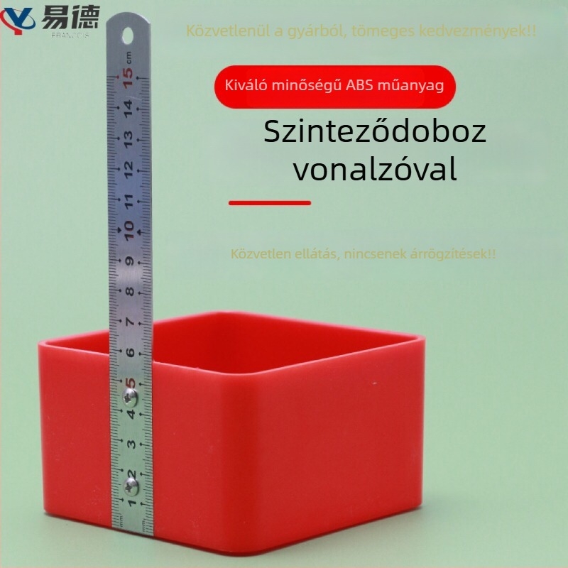 Csempéző szintező eszköz mérődobozzal