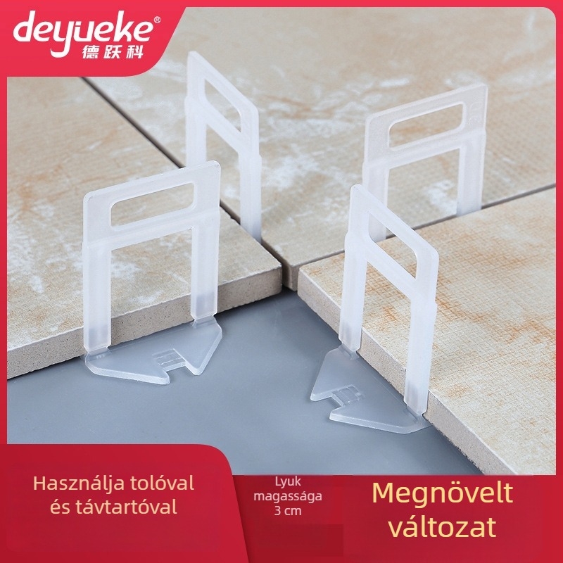 Márvány járólap szintező, magasított alapú, pozicionáló klipek, 1 mm, 1.5 mm, 2 mm, 3 mm
