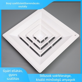 Négyzet alakú légdiffúzor klímaberendezéshez