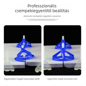 Spirálisan csempe szintező eszköz, csempe lerakó, újra használható menetes szintező a padlóhoz