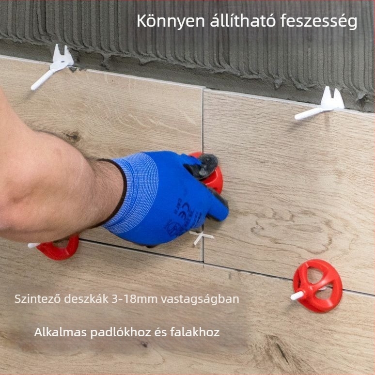 Spirálisan csempe szintező eszköz, csempe lerakó, újra használható menetes szintező a padlóhoz