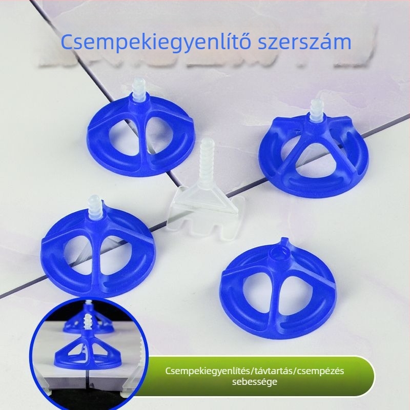 Spirálisan csempe szintező eszköz, csempe lerakó, újra használható menetes szintező a padlóhoz