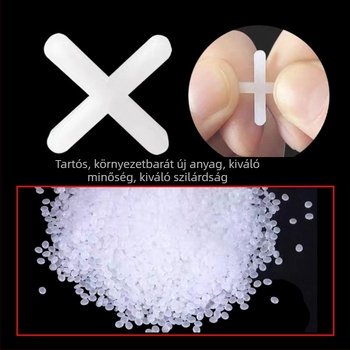 Csempeszintező rendszer 2 mm és 2,5 mm keresztek, műanyag hézagklippek