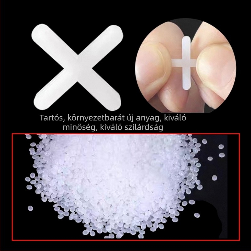 Csempeszintező rendszer 2 mm és 2,5 mm keresztek, műanyag hézagklippek
