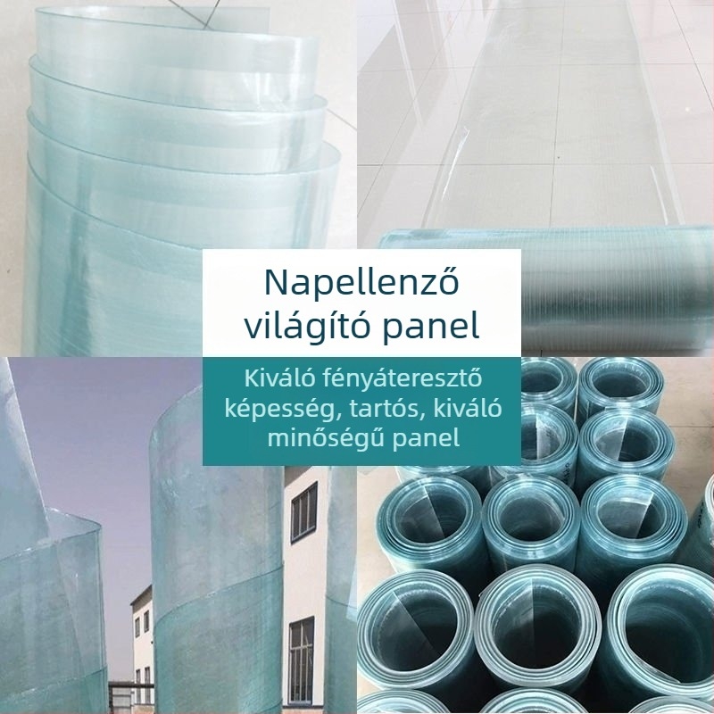 1,0 mm vastag gyanta sík panel a természetes fényhez és az erkélyhez – üvegszál-erősített műanyag, esőálló panel