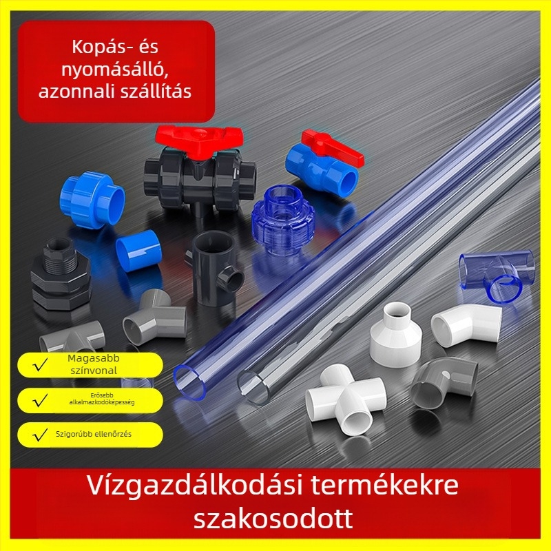 UPVC cső ipari vízellátáshoz és csatornázáshoz, szürke PVC merevcső mezőgazdasági öntözéshez