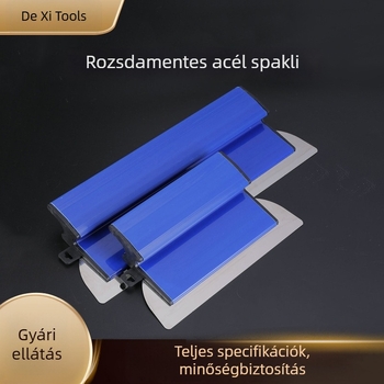 Dexi új rozsdamentes acél vakolatkiegyenlítő és simító eszköz – glett spatula és glettkanál