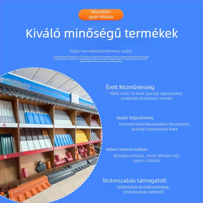 Műanyag esővíz-csatorna, U-alakú csatorna, esővízhez ültetőtálca, külső falakhoz