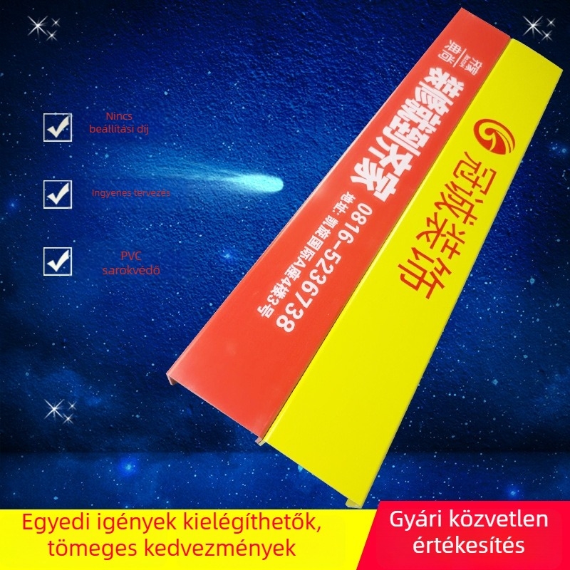 PVC küszöb szalag védő funkcióval, ütés elleni dekoratív küszöb, logó nyomtatás lehetséges, széles színválaszték