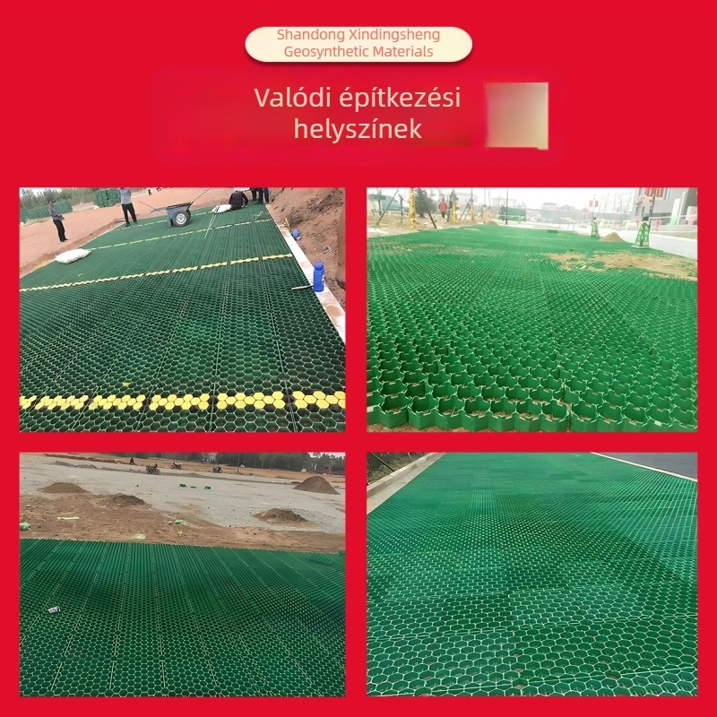 HDPE fűvesítő rácsok parkolókhoz, járdákhoz és zöldterületekhez
