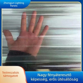 Üvegszálakkal erősített műanyag világító panel, sík átlátszó tetőpanel otthoni nappalihoz, vízálló és UV-álló