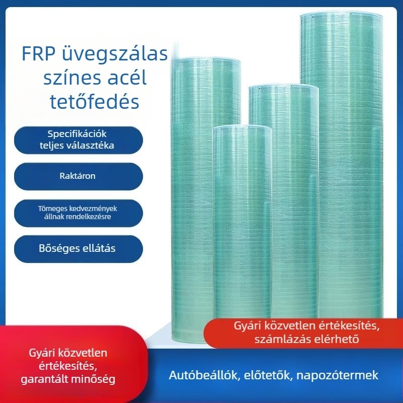 Yanying Átlátszó FRP üvegszálas világító panel üvegház tetőhöz