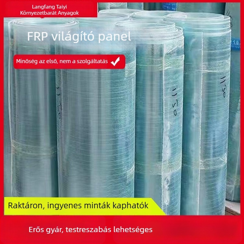 FRP átlátszó megvilágító panel üvegházhoz