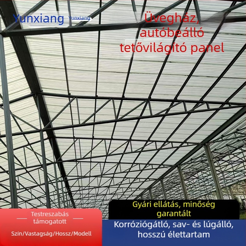 Átlátszó üvegszálas panelek fedésekhez, tetőkhöz és falakhoz – balkon megvilágítására