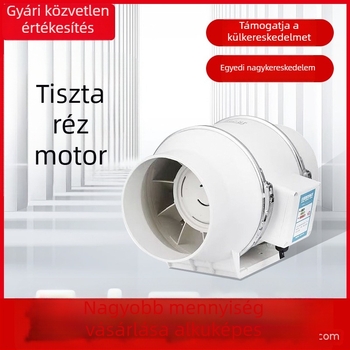 Konyha- és fürdőszobai csatornás ventilátor, 6–8 hüvelyk, erőteljes