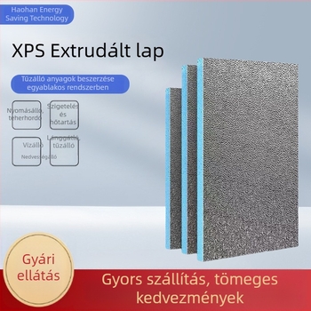 XPS hőszigetelő panel napszobához alumíniumfóliával, magas hőállóságú, nagy sűrűségű