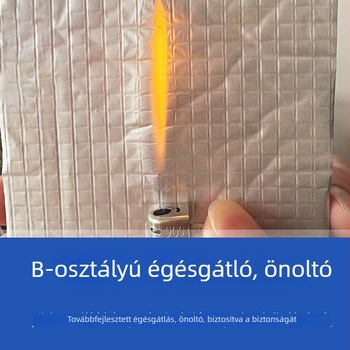 Alumíniumfóliás gumi-műanyag szigetelő lemez tetőkhöz
