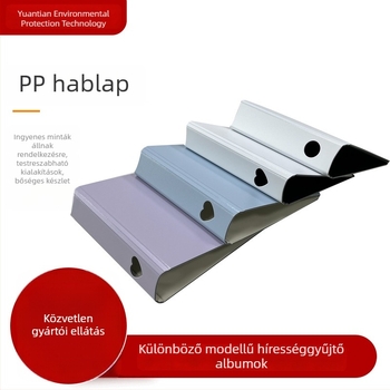 Személyre szabható PP műanyag fotóalbum családi fényképekhez, kivehető oldalakkal