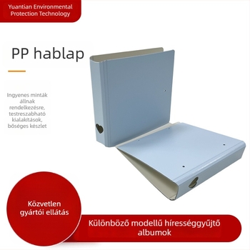 Személyre szabható PP műanyag fotóalbum családi fényképekhez, kivehető oldalakkal
