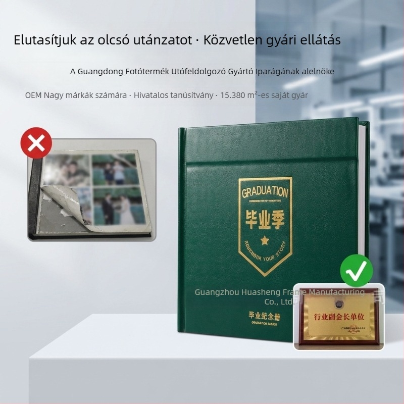 Személyre szabható ballagási fotóalbum megjeleníthető fedéllel – az Ön fotóiból készül
