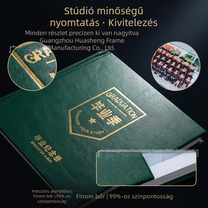Személyre szabható ballagási fotóalbum megjeleníthető fedéllel – az Ön fotóiból készül