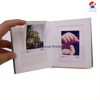 PVC ablakkal és keretes fotóalbum, váltakozó oldalú, 30 lap, fehér szöveges oldalak, logó nyomtatás elérhető, testreszabható, ideális vállalati ajándéknak