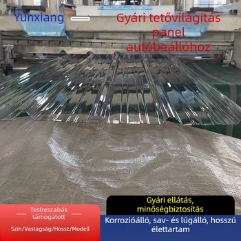 Átlátszó polikarbonát panel tetőkhöz, üvegházakhoz és napfényes szobákhoz