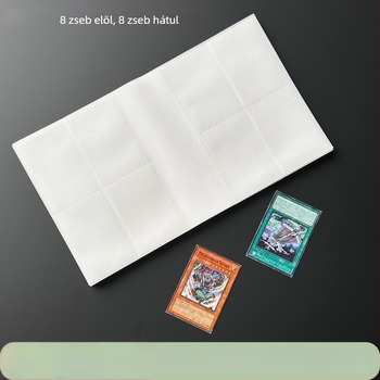 Polaroid fotóalbum készlet lychee-textúrájú belső oldalakkal, belső oldalak nemszövött anyagból, 18 PP kártyaoldal