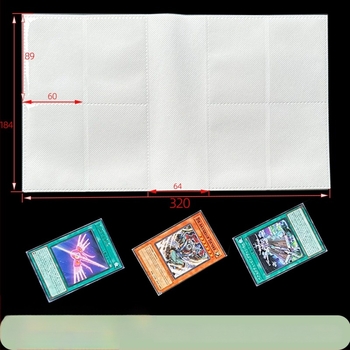 Polaroid fotóalbum készlet lychee-textúrájú belső oldalakkal, belső oldalak nemszövött anyagból, 18 PP kártyaoldal