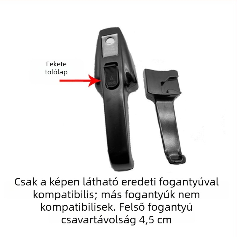 Idősebb stílusú Shenyang Aiqi nyomásfőző kar, fekete, toló típusú kéz, kiegészítő (kivezetőcső nélkül)
