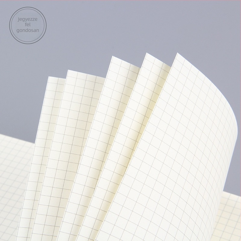 Spirálisan kötött napló tervező minimalista dizájnnal, méretek A6/A5/B5, 80 oldal, 80 g/m² papír, matt PP borító