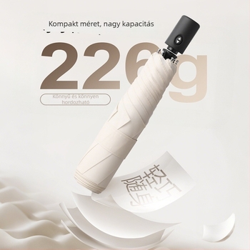Memóriaszövettel készült, XL méretű automata esernyő, ultrakönnyű