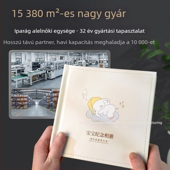 Magas színvonalú bőr fotoalbum egyedi bőrtok mintázattal, sokféle borító dizájn, nyomtatás és kivitelezés magas felbontású belső oldalakon babafotókhoz