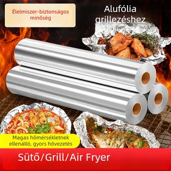 Sütéshez és grillhez használt alumíniumfólia
