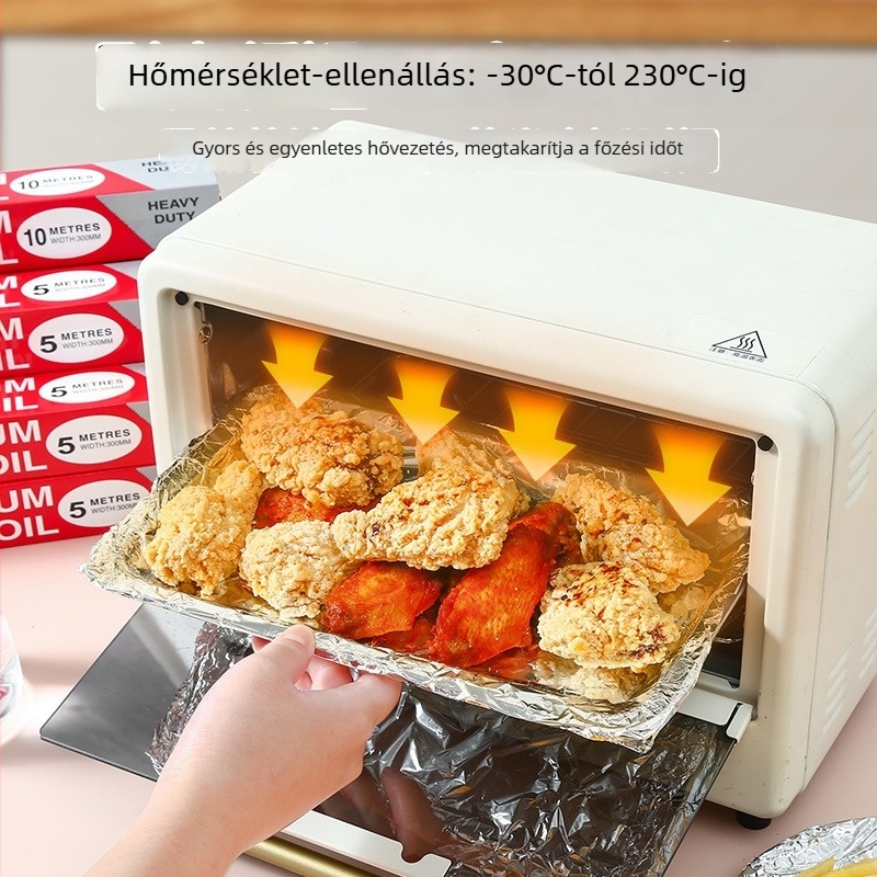 Sütéshez és grillhez használt alumíniumfólia