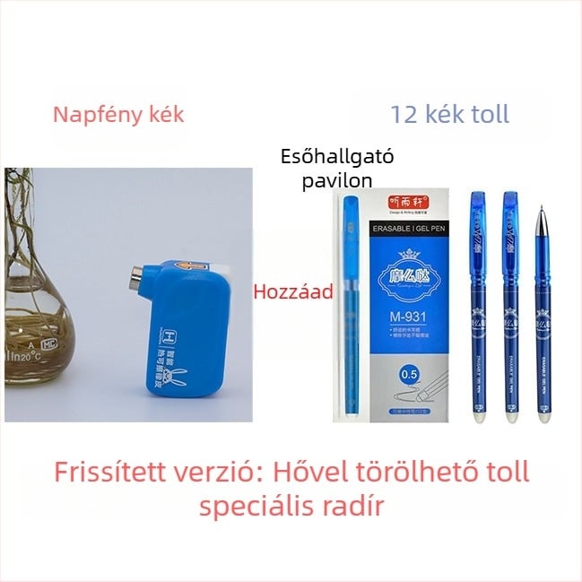 Töltővel rendelkező okos radír hőérzékeny tolltintájának törléséhez