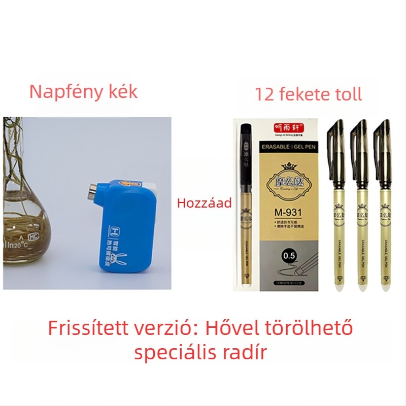 Töltővel rendelkező okos radír hőérzékeny tolltintájának törléséhez
