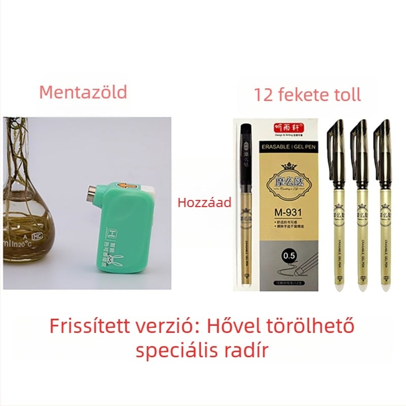 Töltővel rendelkező okos radír hőérzékeny tolltintájának törléséhez