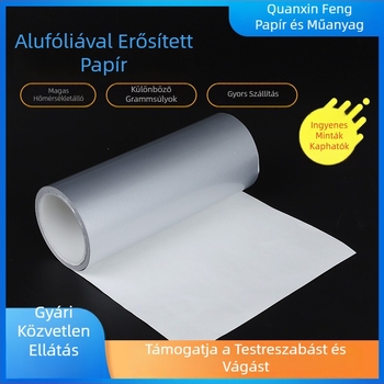 Személyre szabható laminált, kompozit alumíniumfóliás papír hőzáró orvosi és élelmiszer csomagolásokhoz