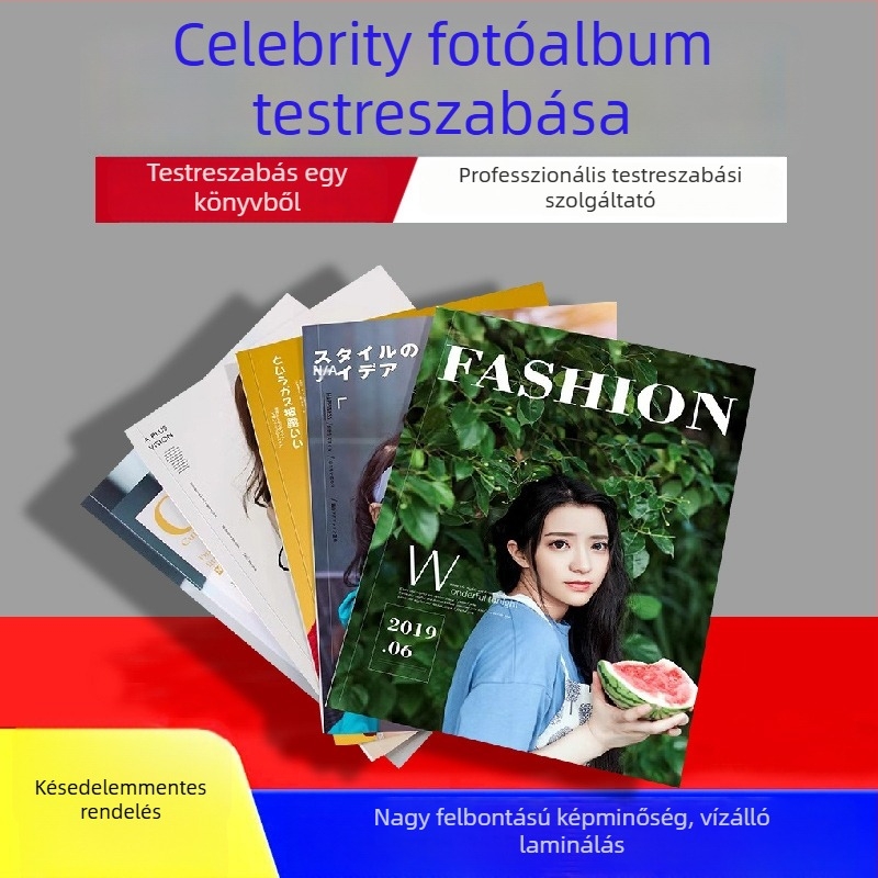 Celebrity PB fotóalbum nyomtatás, személyre szabott fotókönyv és ballagási emlékalbum
