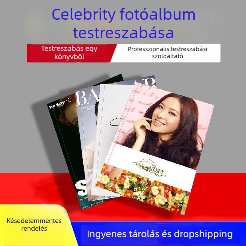 Celebrity PB fotóalbum nyomtatás, személyre szabott fotókönyv és ballagási emlékalbum