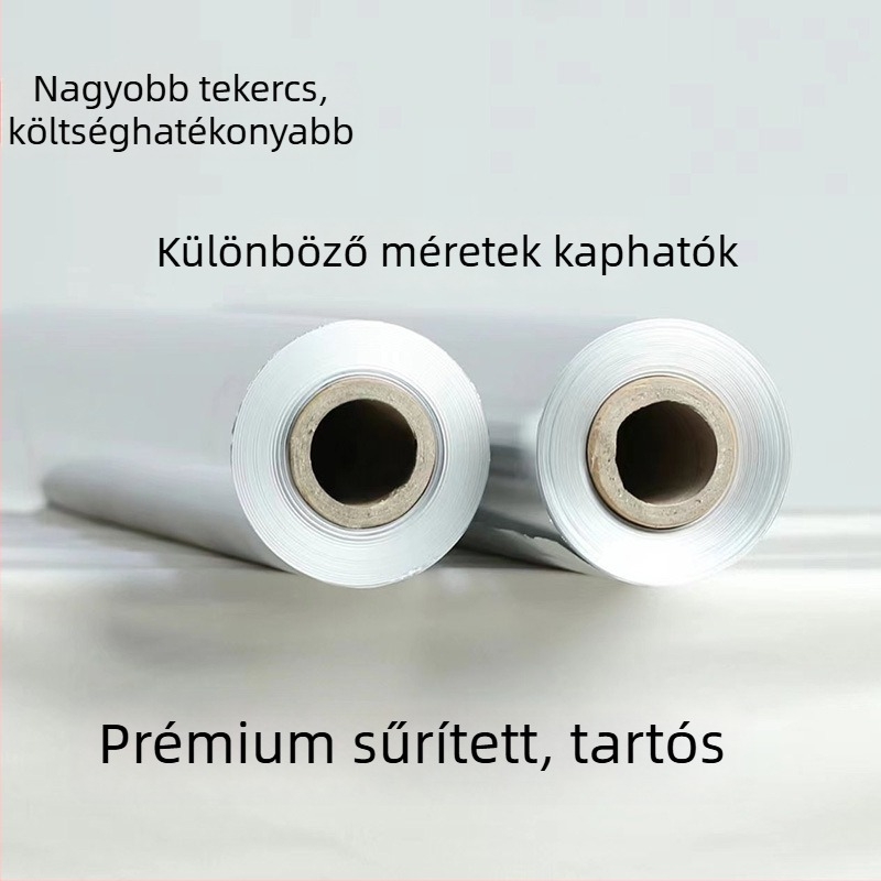 615 Grillalumínium-fólia – élelmiszerbiztos, tiszta alumíniumfólia hús és tengeri ételek grillezéséhez